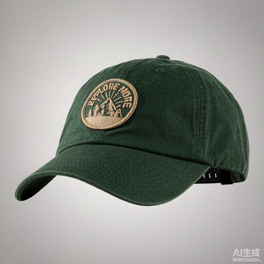 Custom embroidered cap patch for Brazil hat manufacturer